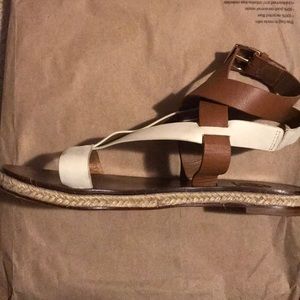 Tory Burch ankle wrap strap sandals